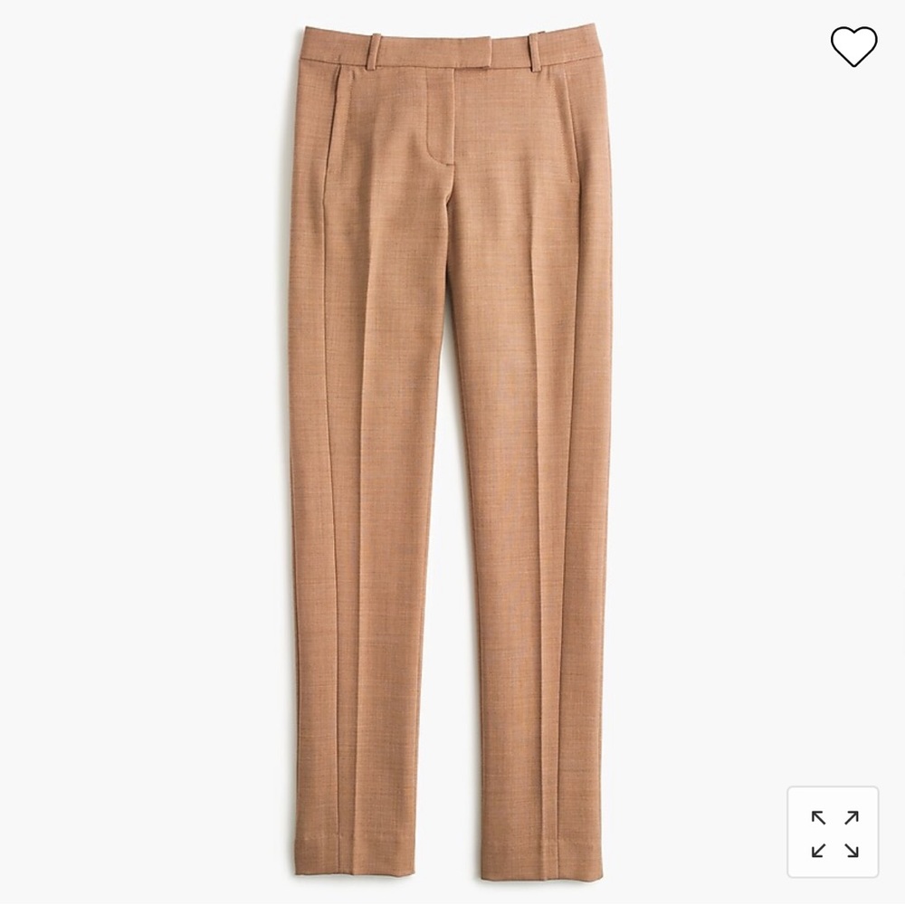 J Crew Maddie Slim-Fit Wool Trouser Pant